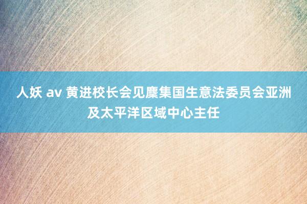 人妖 av 黄进校长会见麇集国生意法委员会亚洲及太平洋区域中心主任